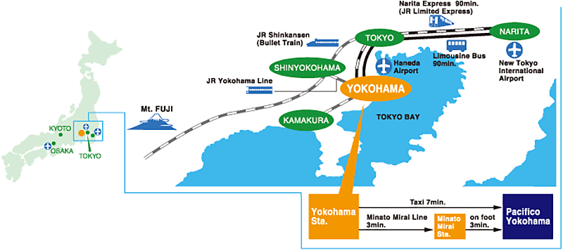 Yokohama map